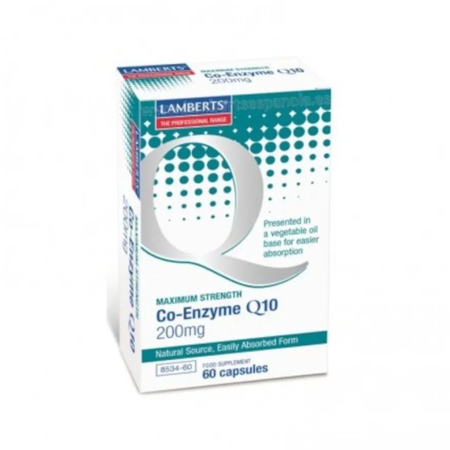 Lamberts Coenzima Q10 200 mg 60 Cápsulas