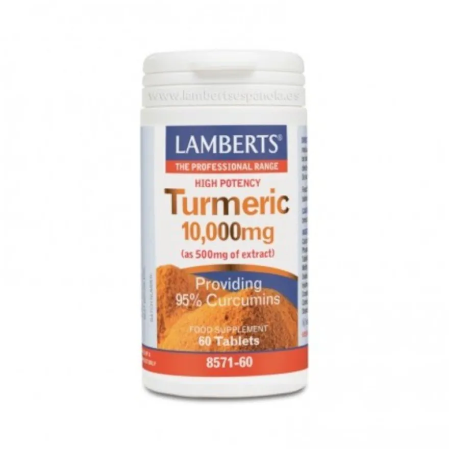 Lamberts Cúrcuma (95% de Curcumina) 20000 mg 60 Comprimidos