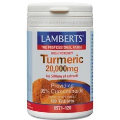 Lamberts Cúrcuma (95% de Curcumina) 20000 mg 120 Comprimidos