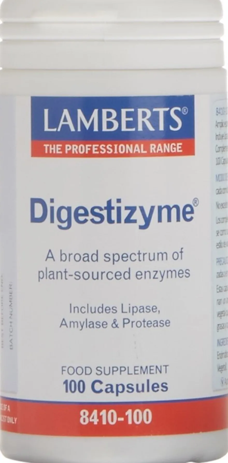 Lamberts Digestizime Enzimas Digestivas 100 Cápsulas