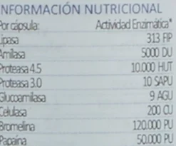 Lamberts Digestizime Enzimas Digestivas 100 Cápsulas