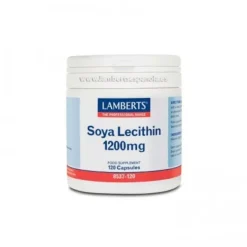 Lamberts Lecitina de Soja 1200 mg 120 Cápsulas