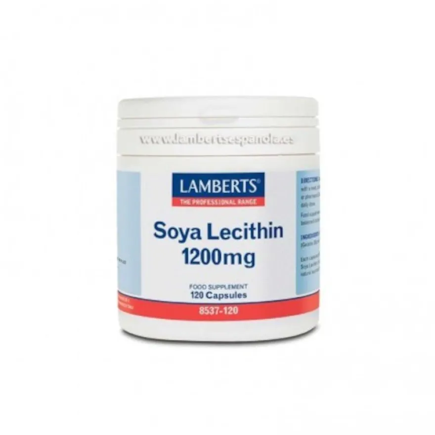 Lamberts Lecitina de Soja 1200 mg 120 Cápsulas