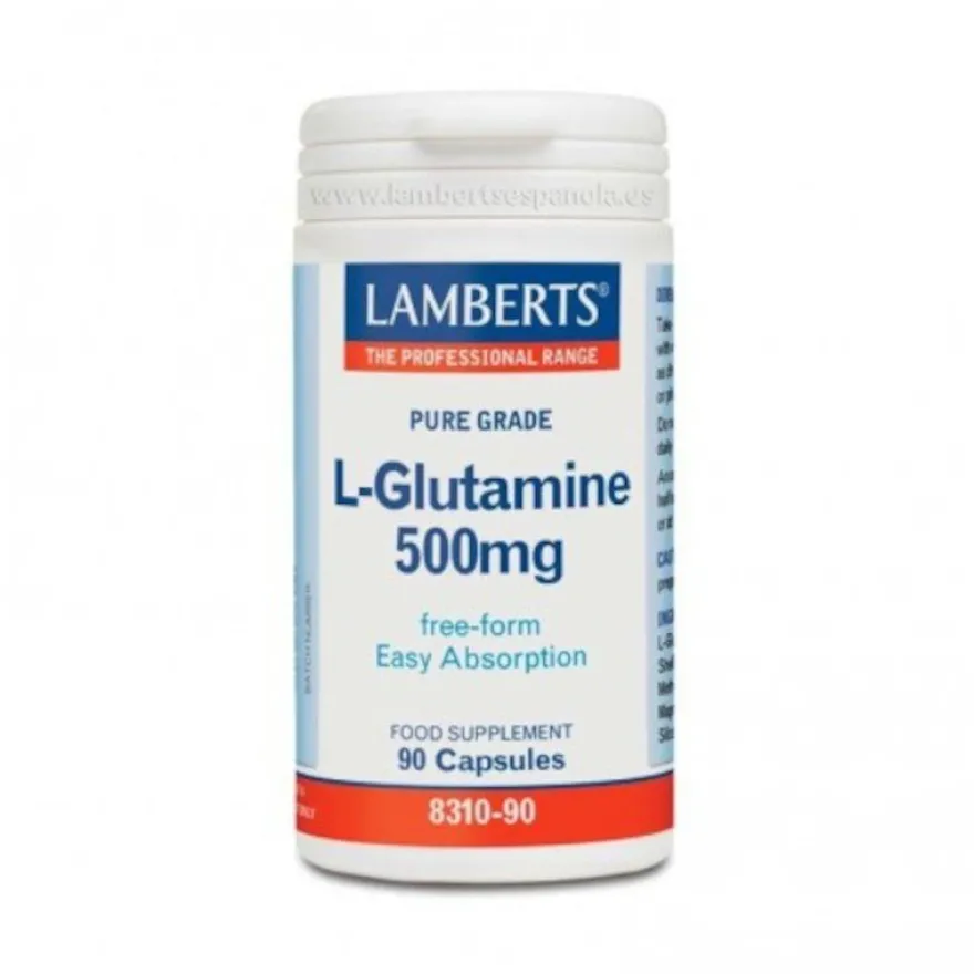 Lamberts L-Glutamina 500 mg 90 Cápsulas