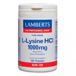 Lamberts L-Lisina HCl 1000 mg 120 Comprimidos