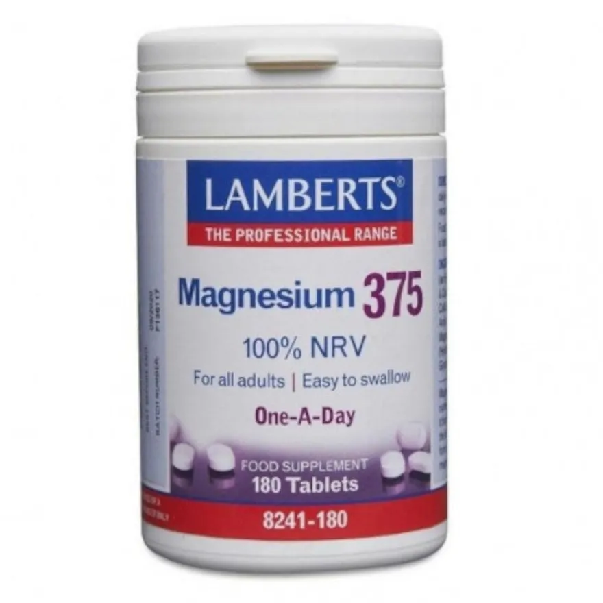 Lamberts Magnesio 375 180 Tabletas