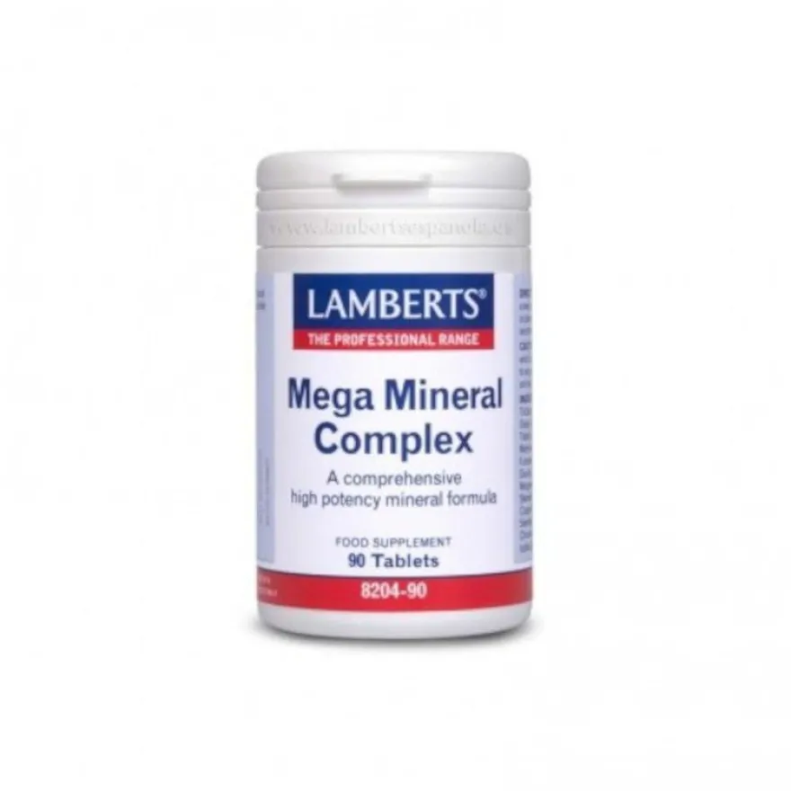 Lamberts Mega Mineral Complex Aminoquelado 90 Comprimidos