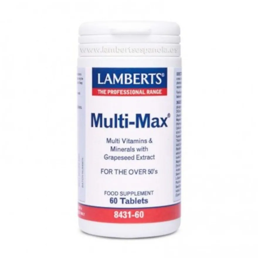 Lamberts Multi-Max (Vitaminas + Minerales + Aminoácidos) 60 Comprimidos