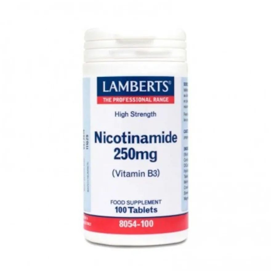 Lamberts Nicotinamida 250 mg 100 Comprimidos
