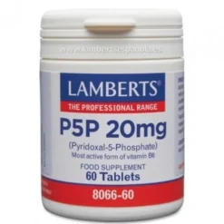 Lamberts P5P 20 mg Piridoxal-5-Fosfato 60 Comprimidos