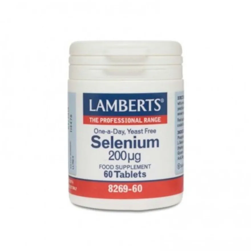 Lamberts Selenio 200 mcg (Selenio-L-Metionina) 60 Comprimidos