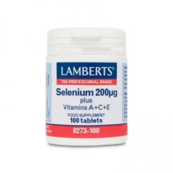 Lamberts Selenio + Vitaminas A, C y E 100 Comprimidos