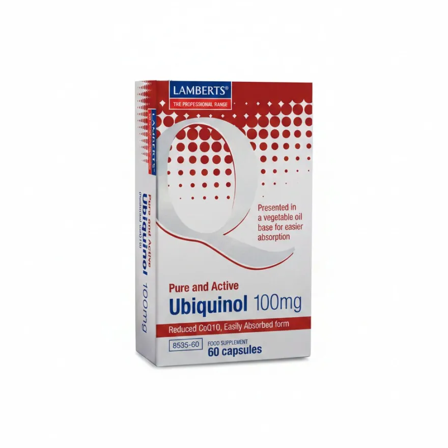 Lamberts Ubiquinol 100 mg 60 Cápsulas