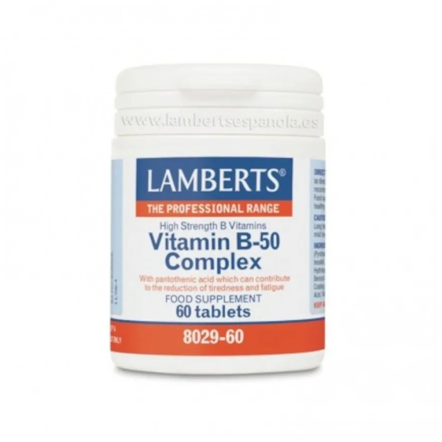 Lamberts Vitamina B-50 Complex 60 Comprimidos