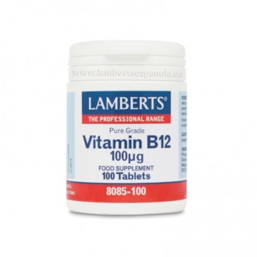 Lamberts Vitamina B12 100 mcg 100 Comprimidos