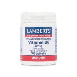 Lamberts Vitamina B6 50 mg 100 Comprimidos