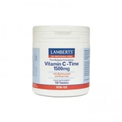 Lamberts Vitamina C Time 1500 mg con Bioflavonoides (Liberación Sostenida) 120 Comprimidos