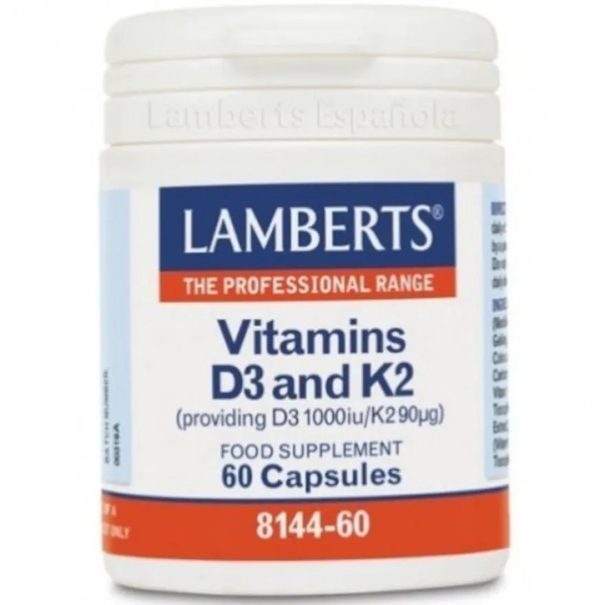 Lamberts Vitamina D3 + K2 60 Comprimidos