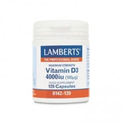 Lamberts Vitamina D3 4000 UI 120 Cápsulas