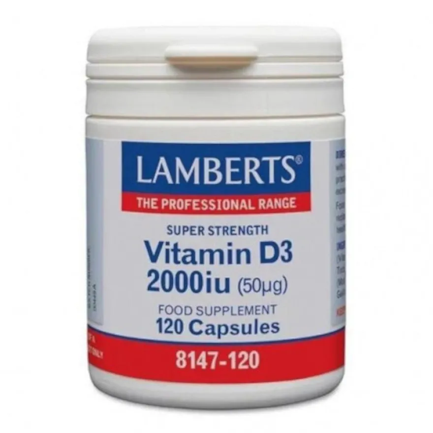 Lamberts Vitamina D 2000 UI 120 Cápsulas
