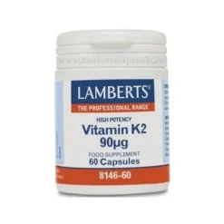 Lamberts Vitamina K2 90 µg 60 Cápsulas
