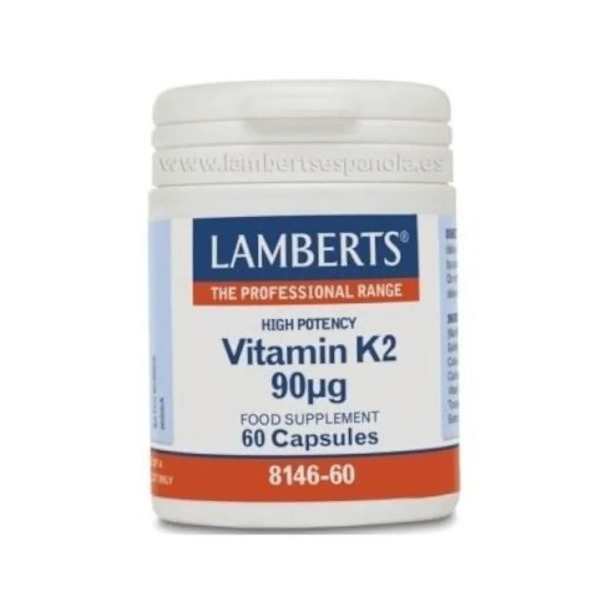 Lamberts Vitamina K2 90 µg 60 Cápsulas