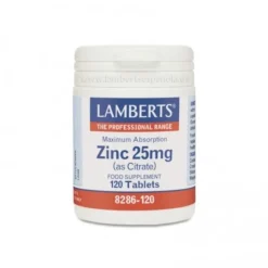 Lamberts Zinc 25 mg 120 Comprimidos