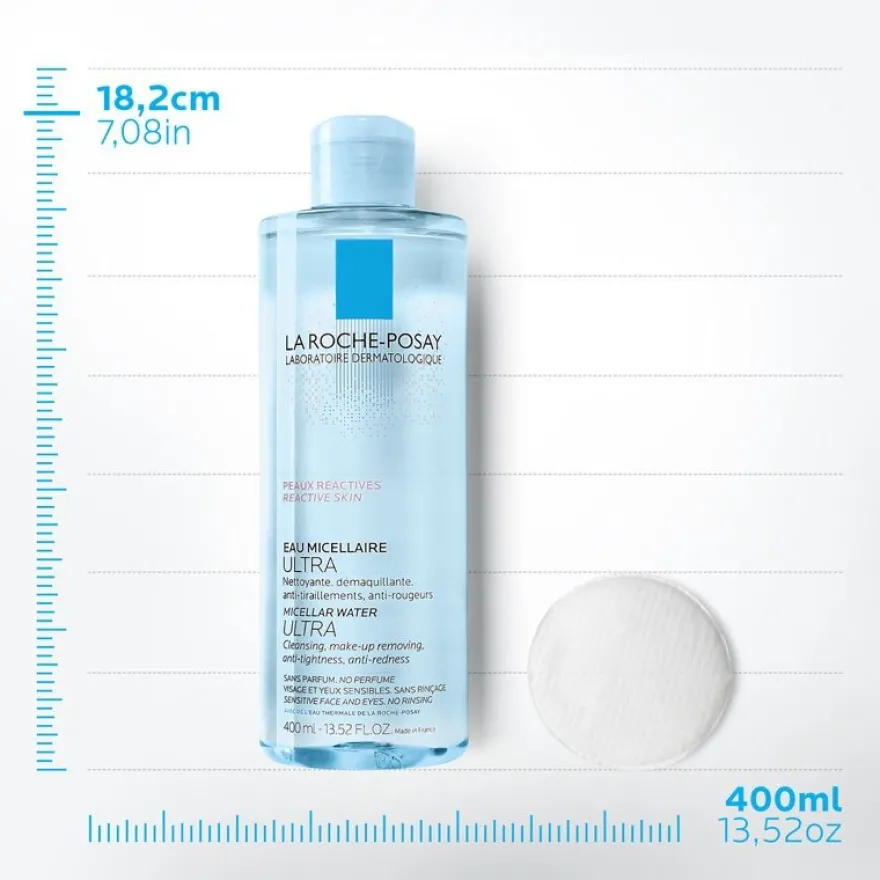 LA ROCHE POSAY Agua Micelar Ultra Piel Reactiva 400ml