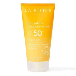 La Rosée Loción Solar Corporal Alta Protección SPF50+ con Aceite de Albaricoque Bio