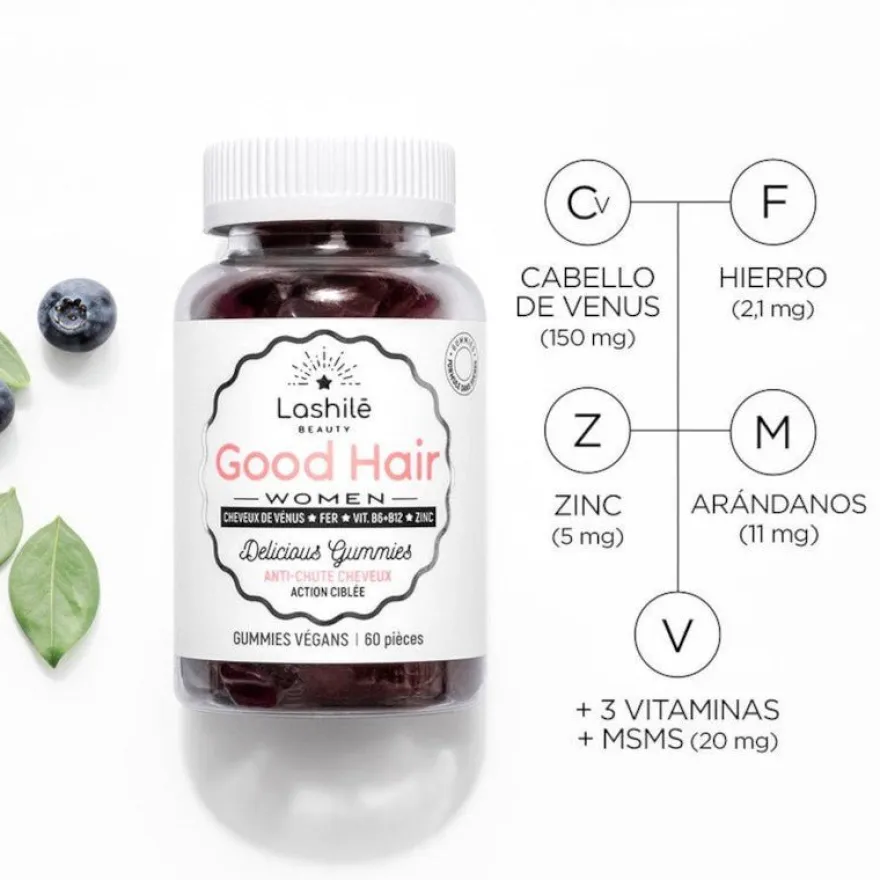 Lashilé Good Hair Women 60 gummies