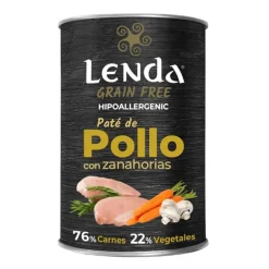 Lenda Lata Grain Free Pollo con Zanahorias 400 gr