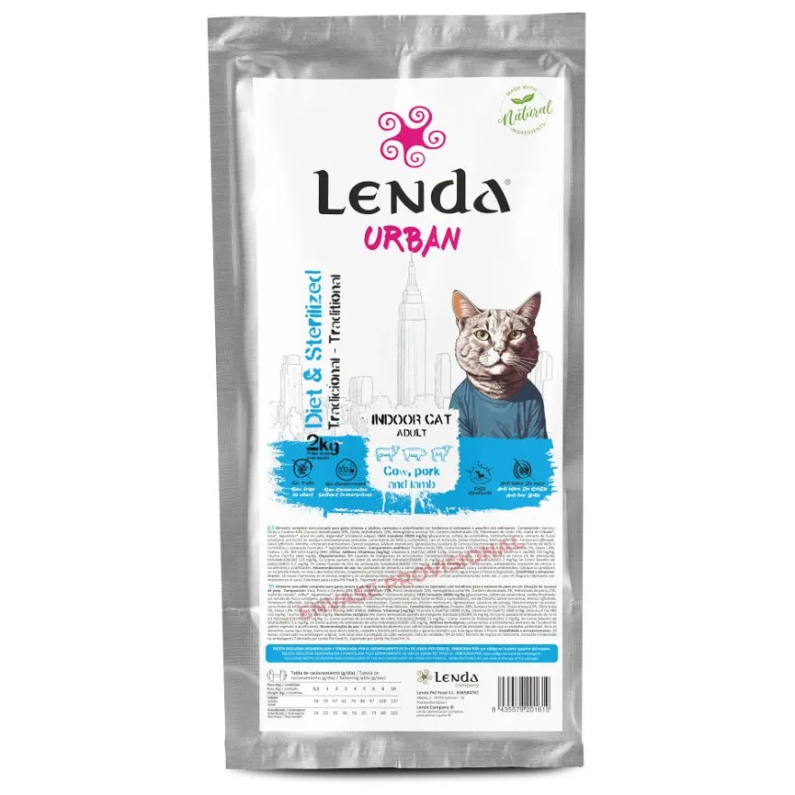 Lenda Urban Gato Indoor Sterilized 2Kg