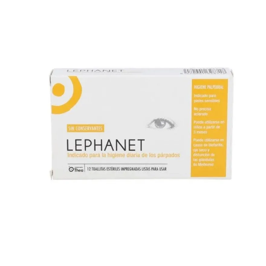 LEPHANET Toallitas Oculares 12 Toallitas
