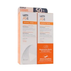 LETI AT4 Crema Corporal Piel Atópica Duplo 2x200 ml