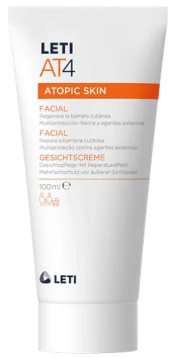 LETI AT4 Crema Facial Piel Atópica Cuidado Diario 50ml