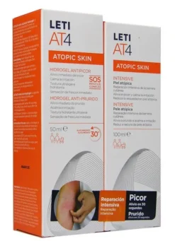 LETI AT4 Pack Crema Intensive 100ml + Hidrogel 50ml