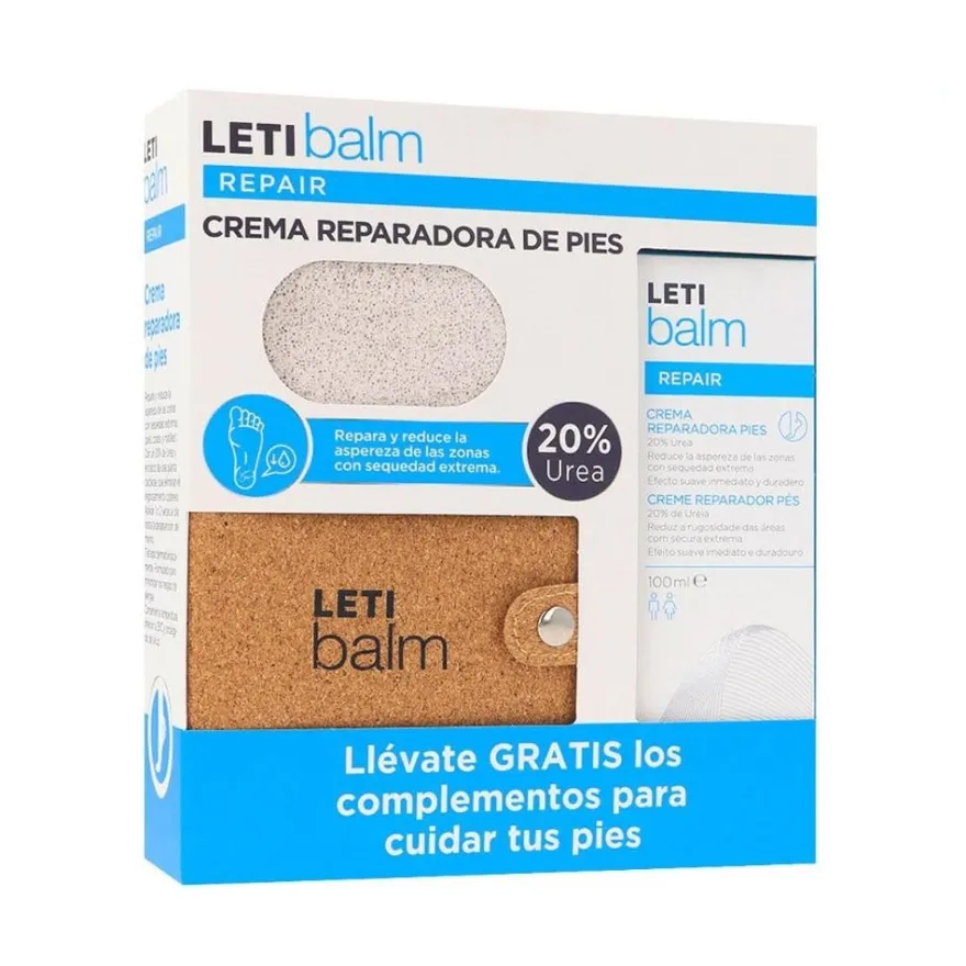 LETIBALM Pack Crema Pies 100 ml + Gadget