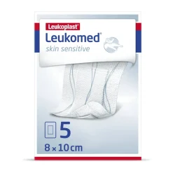 Leukoplast Leukomed Skin Sensitive 8 cm x 10 cm 5 unidades