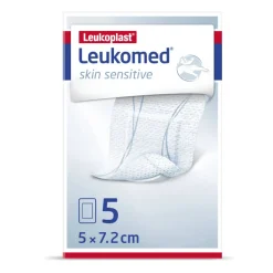 Leukoplast Leukomed Skin Sensitive 5 cm x 7,2 cm 5 unidades