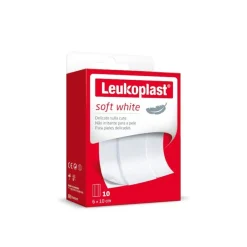Leukoplast Soft White 6 cm x 10 cm 10 unidades