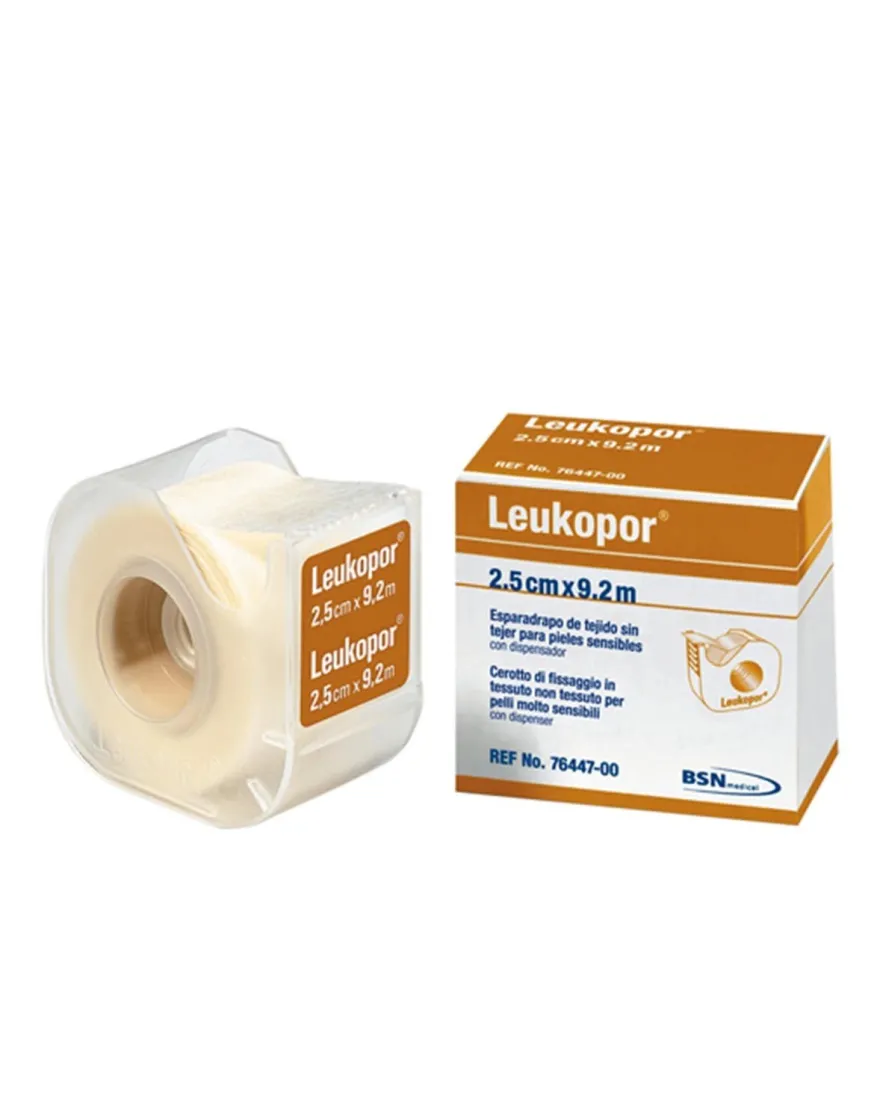 LEUKOPOR Esparadrapo Pieles Sensibles 2.5CMx9.2M