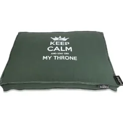 Lex&Max Boxbed Keep Calm Funda Verde Oscuro 90x65 cm