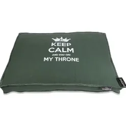 Lex&Max Boxbed Keep Calm Funda Verde Oscuro 90x65 cm