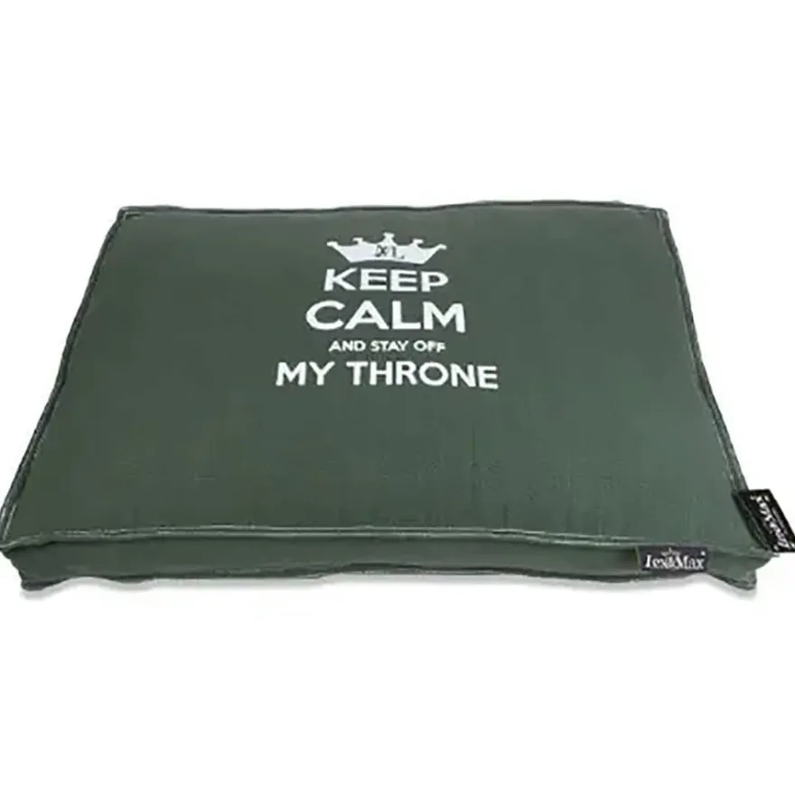 Lex&Max Boxbed Keep Calm Funda Verde Oscuro 90x65 cm