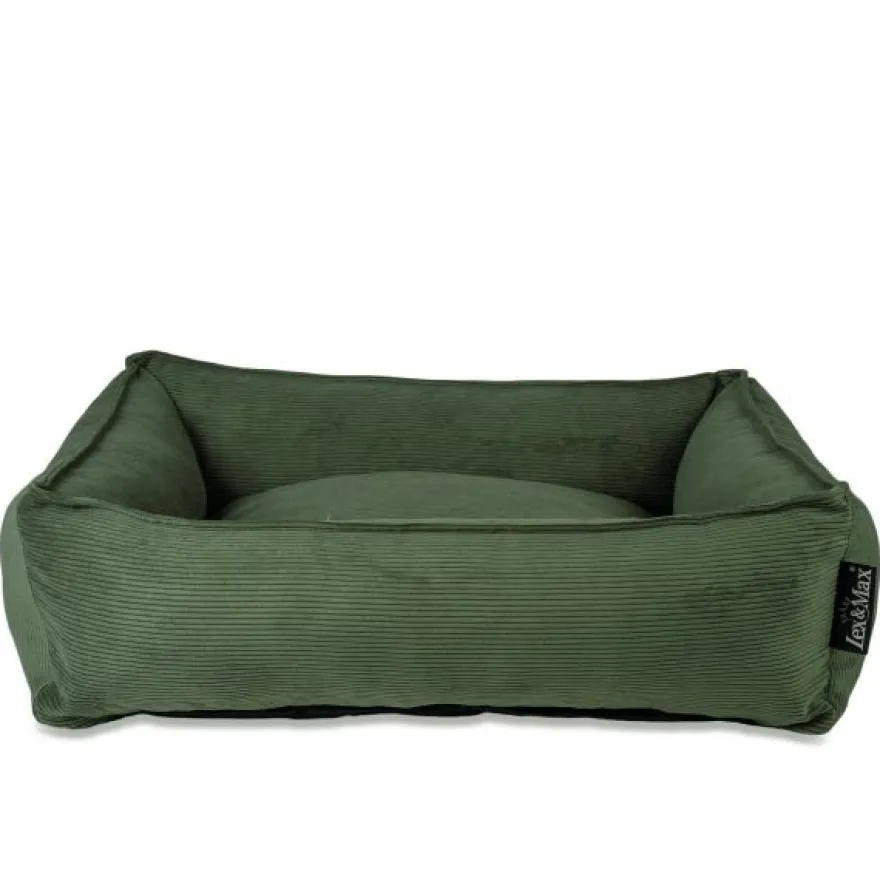 Lex&Max Chicago Cama para Perros Verde 80x65cm