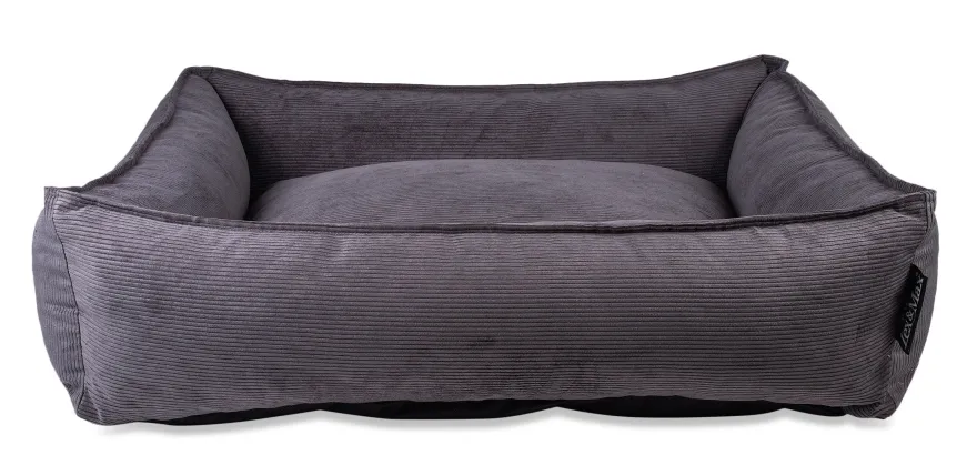 Lex&Max Chicago Cama para Perros Gris 70x55cm