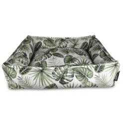 Lex&Max Cuna Jungle Cama Desenfundable Verde y Blanco 1kg