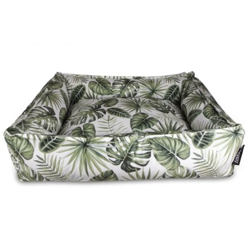 Lex&Max Cuna Jungle Cama Desenfundable Verde y Blanco 1kg