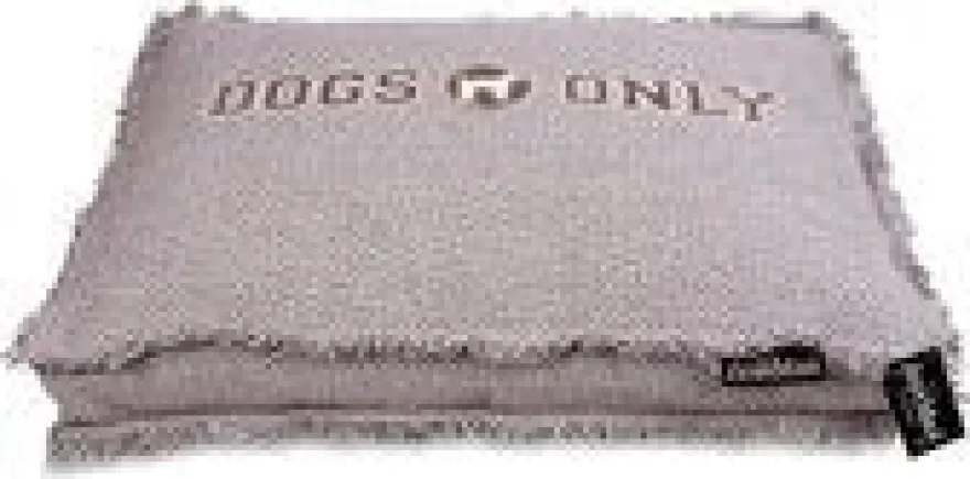 Lex&Max Funda Boxbed Dogs Only Colchón Taupe 120x80cm