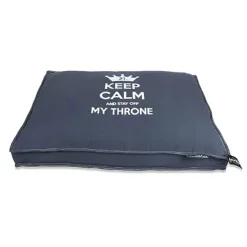 Lex&Max Funda Boxbed Keep Calm Gris 90x65cm